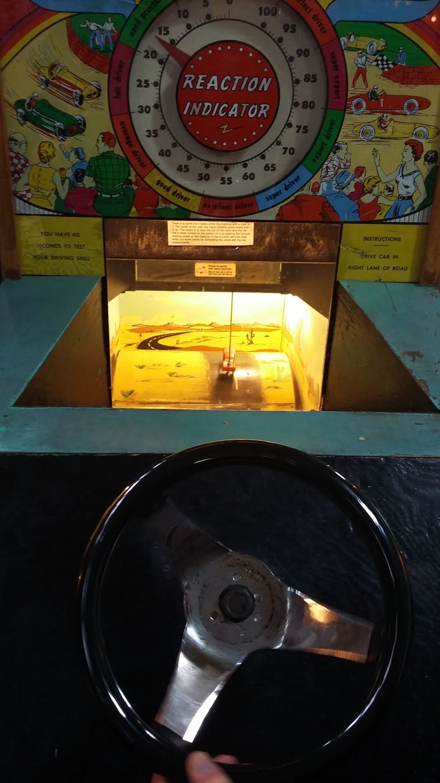 Old arcade machine