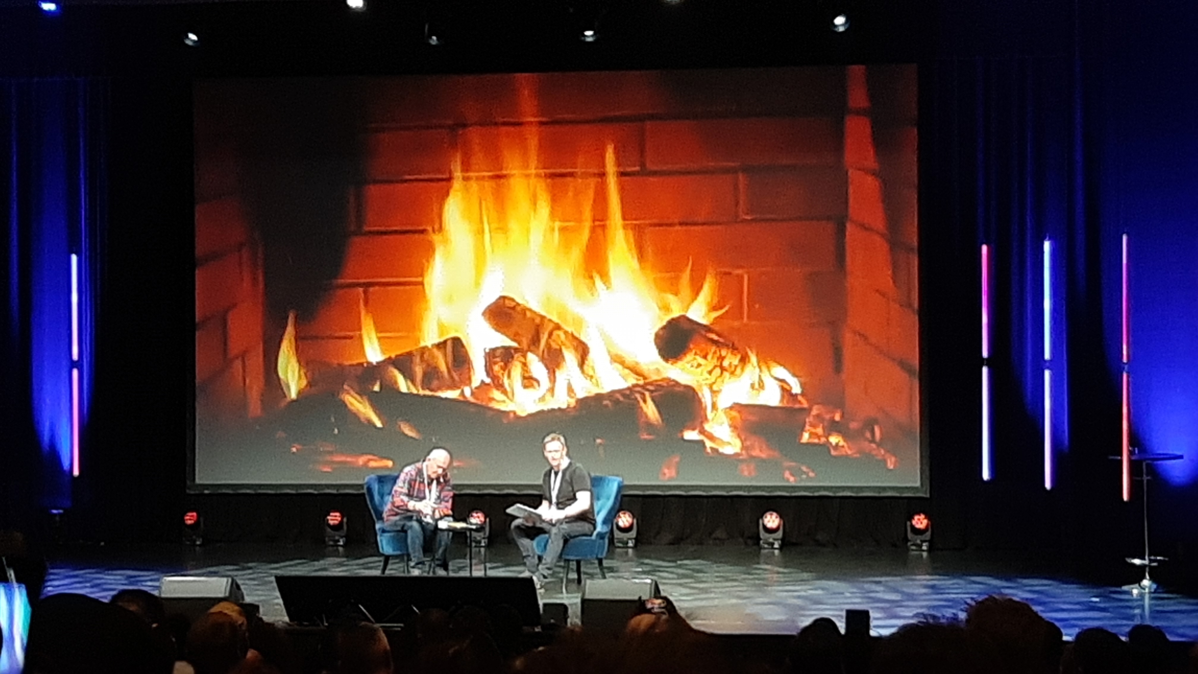 Peter Molyneux at the fireside chat