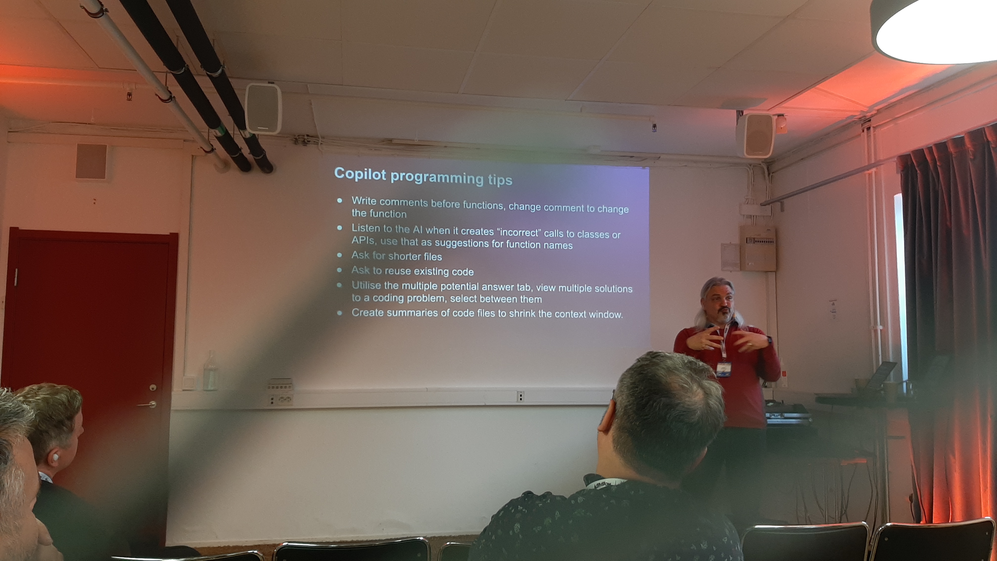 Simon McCallum's presentation on AI agent coding