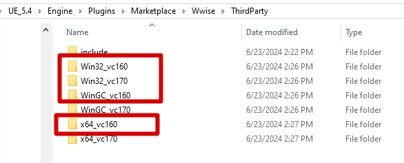 ThirdParty Folder Structure